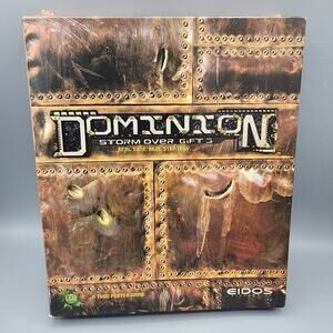 Dominion Storm Over Gift 3 DOS PC Game 1998 Eidos Ion Storm RARE Vintage